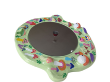 Load image into Gallery viewer, 'Green Mushrooms' BIG Ponky Wall Mirror (one-off design)