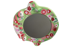 Load image into Gallery viewer, 'Retro Garden' BIG Ponky Wall Mirror (one-off design)