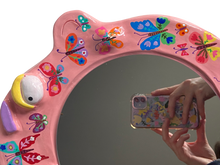 Load image into Gallery viewer, 'Butterflies' BIG Ponky Wall Mirror (one-off design)