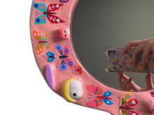 Load image into Gallery viewer, 'Butterflies' BIG Ponky Wall Mirror (one-off design)