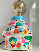 Load image into Gallery viewer, NEW PonkyWots 'Crocs in the Jungle' Lamp (One-Off)