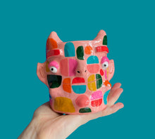 Load image into Gallery viewer, Pink Design Devil Pot (One-Off)
