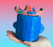 Load image into Gallery viewer, Cobalt Abstract Cowboy (One-Off)