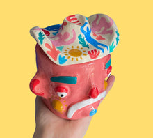 Load image into Gallery viewer, Pink Abstract Cowboy (One-Off)