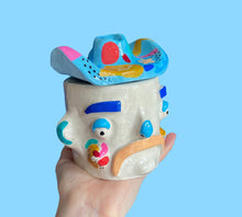 Load image into Gallery viewer, Blue Abstract Cowboy (One-Off)