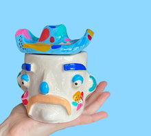 Load image into Gallery viewer, Blue Abstract Cowboy (One-Off)