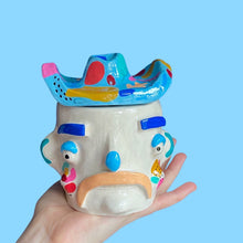 Load image into Gallery viewer, Blue Abstract Cowboy (One-Off)