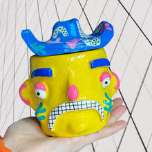 Load image into Gallery viewer, Yellow Abstract Cowboy (One-Off)