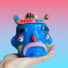 Load image into Gallery viewer, Cobalt Abstract Cowboy (One-Off)