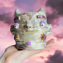 Load image into Gallery viewer, Celestial Star Marble Devil Pot (One-Off)
