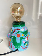 Load image into Gallery viewer, NEW PonkyWots 'Crocs in the Jungle' Lamp (One-Off) Dropping tonight(13th Dec) at 18:30
