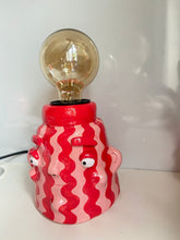 Load image into Gallery viewer, NEW PonkyWots 'Pink Wavy Retro' Lamp (One-Off) Dropping tonight(13th Dec) at 18:30