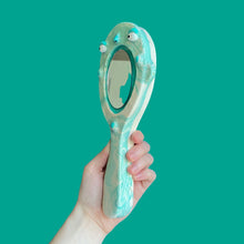 Load image into Gallery viewer, Mint Marble Hand-Held Mirror (One-Off)