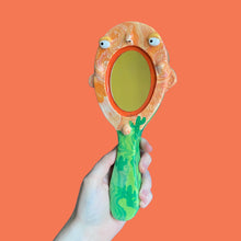 Load image into Gallery viewer, Sunset Desert Marble Hand-Held Mirror (One-Off)