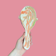 Load image into Gallery viewer, Summer Swirl Marble Hand-Held Mirror (One-Off)