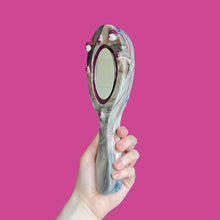 Load image into Gallery viewer, Midnight Sky Marble Hand-Held Mirror (One-Off)