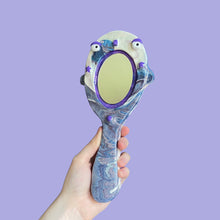 Load image into Gallery viewer, Purple Marble Hand-Held Mirror (One-Off)