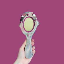 Load image into Gallery viewer, Midnight Sky Marble Hand-Held Mirror (One-Off)