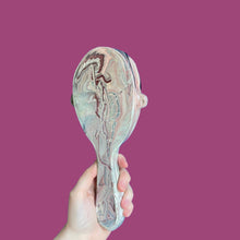 Load image into Gallery viewer, Midnight Sky Marble Hand-Held Mirror (One-Off)