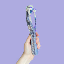 Load image into Gallery viewer, Purple Marble Hand-Held Mirror (One-Off)