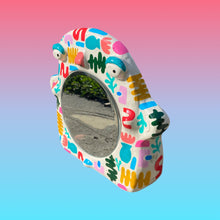 Load image into Gallery viewer, Abstract Stand-Up Mirror in White