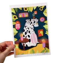 Load image into Gallery viewer, 'Gallery of Dogs' Print by PonkyWots A4