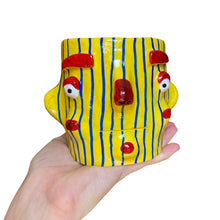 Load image into Gallery viewer, 'Stripes & Smiles' Pot