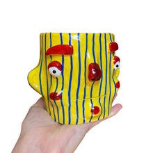 Load image into Gallery viewer, 'Stripes & Smiles' Pot