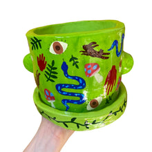 Load image into Gallery viewer, 'Wonderful Woodland' Large Plant Pot (One-Off)