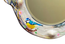 Load image into Gallery viewer, 'Marble at Those Beautiful Blue Birds' BIG Ponky Wall Mirror