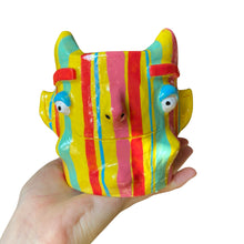 Load image into Gallery viewer, 'Stripes and Horns' Devil Pot