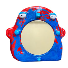 Load image into Gallery viewer, 'Blue and Red, Looks Good They Said' Stand-Up Mirror