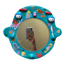 Load image into Gallery viewer, 'Your Very Own Ponky Aquarium' BIG Ponky Wall Mirror (one-off design)