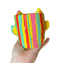 Load image into Gallery viewer, 'Stripes and Horns' Devil Pot