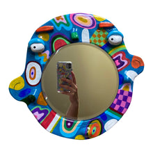 Load image into Gallery viewer, 'Psychedelic Dreams' BIG Ponky Wall Mirror