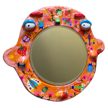 Load image into Gallery viewer, 'Bugs & Hugs' BIG Ponky Wall Mirror