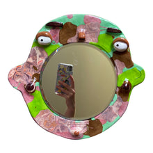 Load image into Gallery viewer, '70’s galore' BIG Ponky Wall Mirror (one-off design)