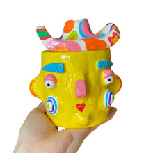 Load image into Gallery viewer, 'Abstract Amber' Cowgirl Pot