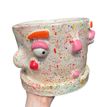 Load image into Gallery viewer, 'Speckles and Freckles' Large Plant Pot (One-Off)