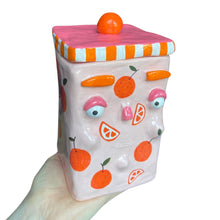 Load image into Gallery viewer, NEW 'Oranges' Storage Jar (One-Off)