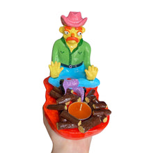 Load image into Gallery viewer, Multi-Colour Cowboy Campfire Candle Holder (One-off)