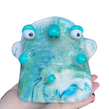 Load image into Gallery viewer, Marble Glasses Holders Teal (one off ready to ship)