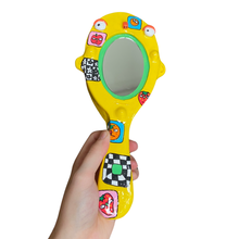 Load image into Gallery viewer, Hand-Held 'Fruity Checkerboard' Mirror