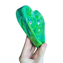 Load image into Gallery viewer, 'Blue and Green' Heart Dish