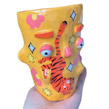 Load image into Gallery viewer, 'Tigers' Vase (one-off)