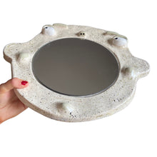 Load image into Gallery viewer, 'Neutrals' BIG Ponky Wall Mirror (one-off)