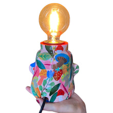 Load image into Gallery viewer, 'Bright Florals' Lamp Base (One-Off)