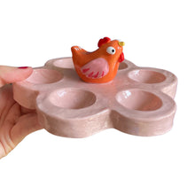 Load image into Gallery viewer, 'Pink and orange' Egg Holder (one-off)
