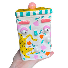 Load image into Gallery viewer, NEW 'Cheetah' Storage Jar (One-Off)