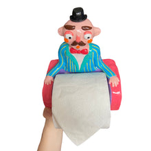 Load image into Gallery viewer, 'Barnaby' The PonkyWot Butler Toilet Roll Holder